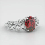 Red Sapphire Ring