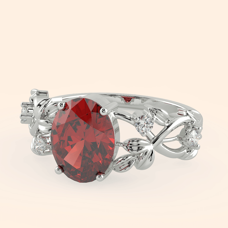 Red Sapphire Ring