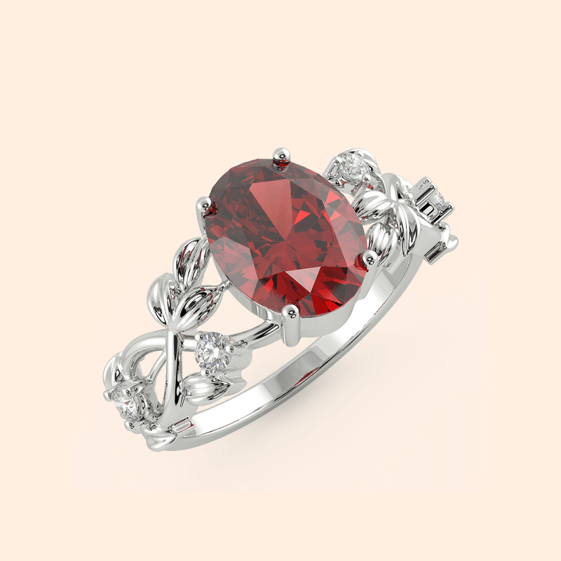 Red Sapphire Ring